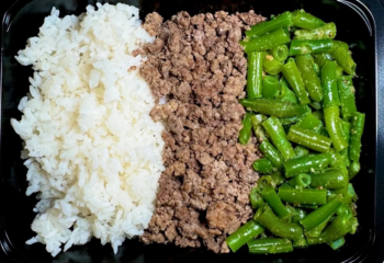 Ground Beef, Rice & Green Beans