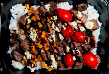 Balsamic Steak & Rice