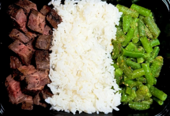 Steak Rice & Green Beans