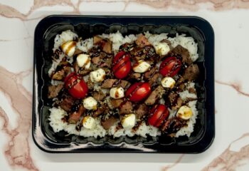 Balsamic Caprese Steak & Rice