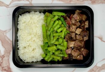 Steak Rice & Green Beans
