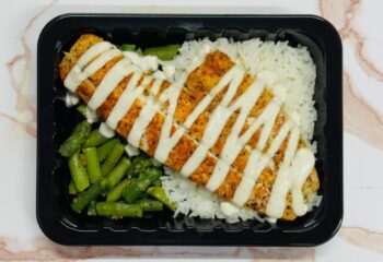 Lemon Garlic White Fish & Asparagus