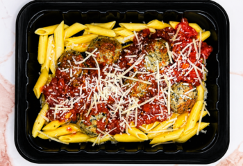 Chicken Meatballs Bolognese